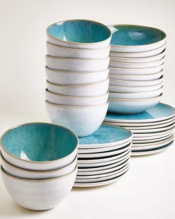 Sale Areia Geschirr-Set 40-teilig Geschirrset Für 10 Personen