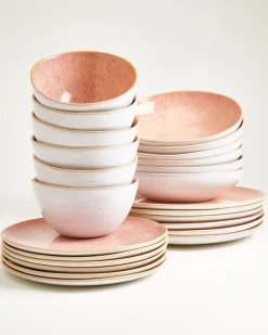Discount Areia Geschirr-Set 24-teilig Geschirrset Für 6 Personen