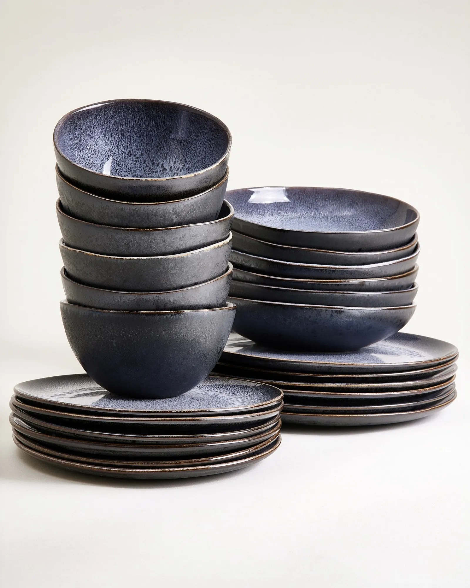 Clearance Areia Geschirr-Set 24-teilig Geschirrset Für 6 Personen