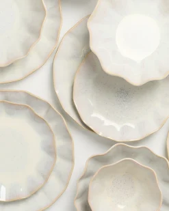 New Areia Geschirr-Set shell 24-teilig Geschirrset Für 6 Personen