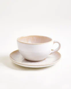 New Areia 6-Piece Set Cappuccino Cup & Small Saucer classic Tassen-Sets|Tassen Mit Untertassen