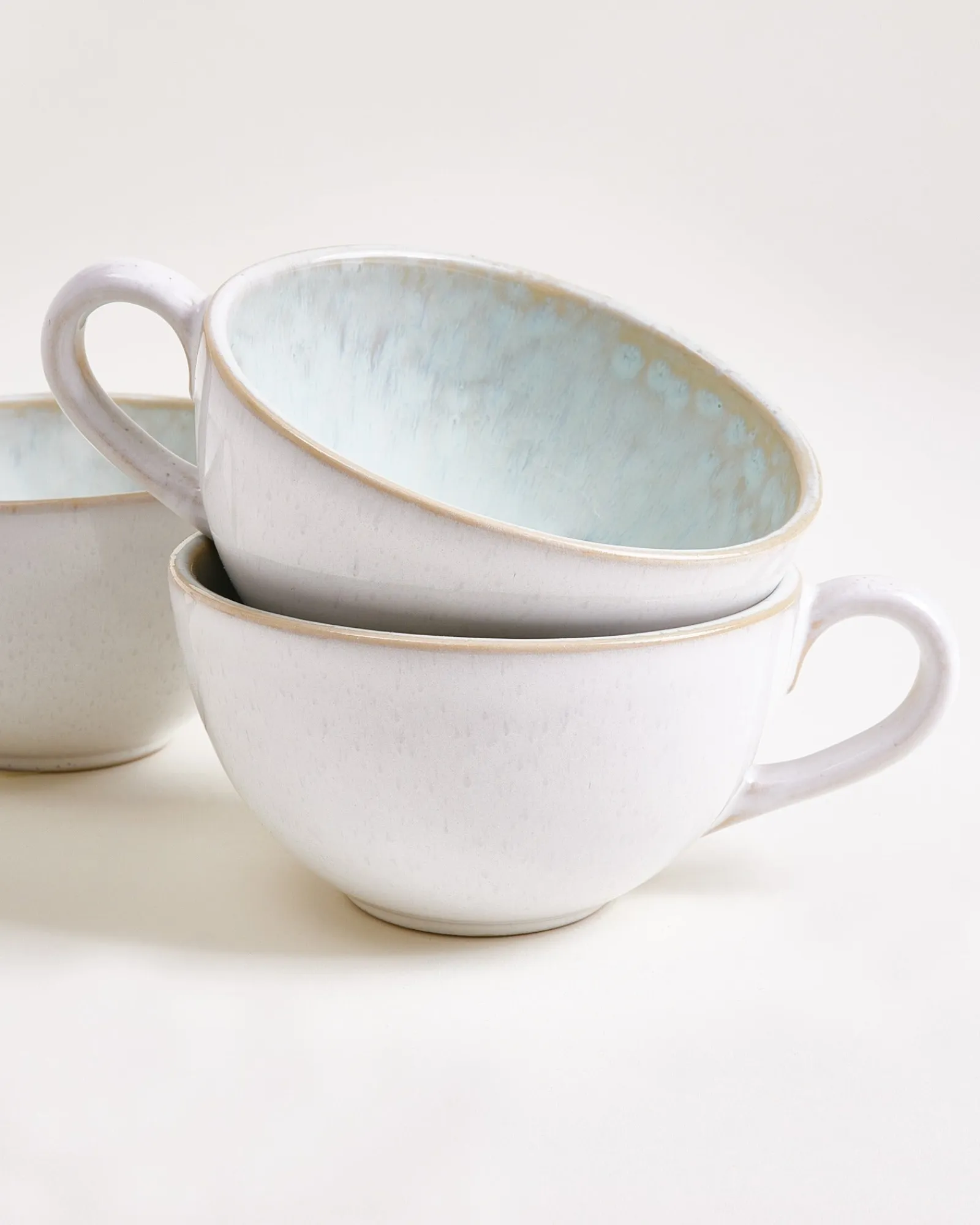 Clearance Areia 4-Piece Set Teacup & Large Saucer classic azure Tassen-Sets|Tassen Mit Untertassen