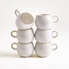 Hot Areia - Set of 6 Espressomugs white Tassen-Sets