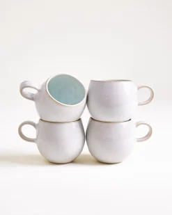 Best Areia - Set of 4 Mugs small azur Tassen-Sets