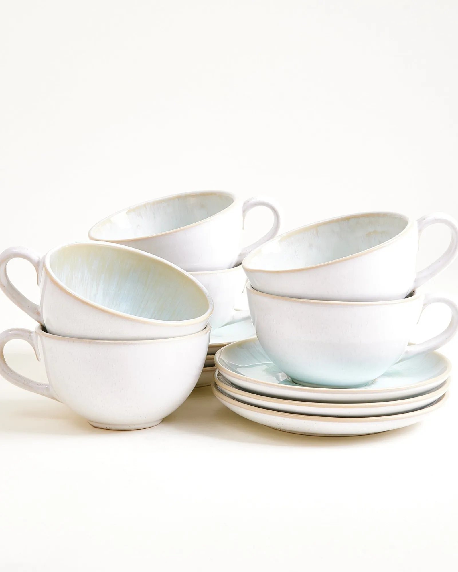 New Areia Teetasse & Untertasse groß classic Tassen & Becher Sets %