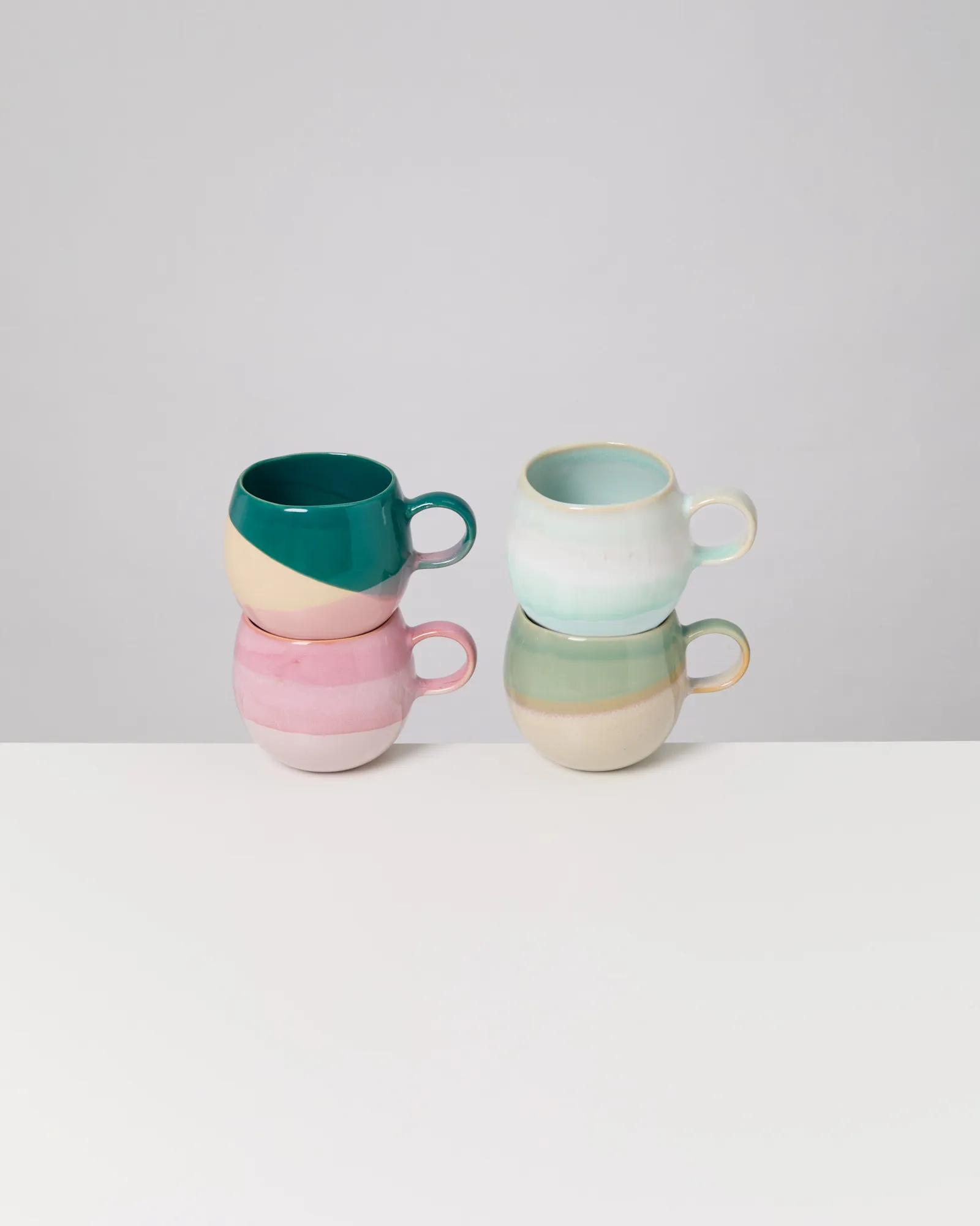 Clearance Bica - Large mug mix Set of 4 Tassen-Sets|Mix & Match-Sets