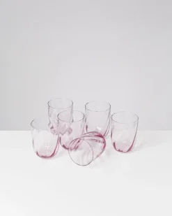 New Calma Glas groß swirl Gläser Sets %