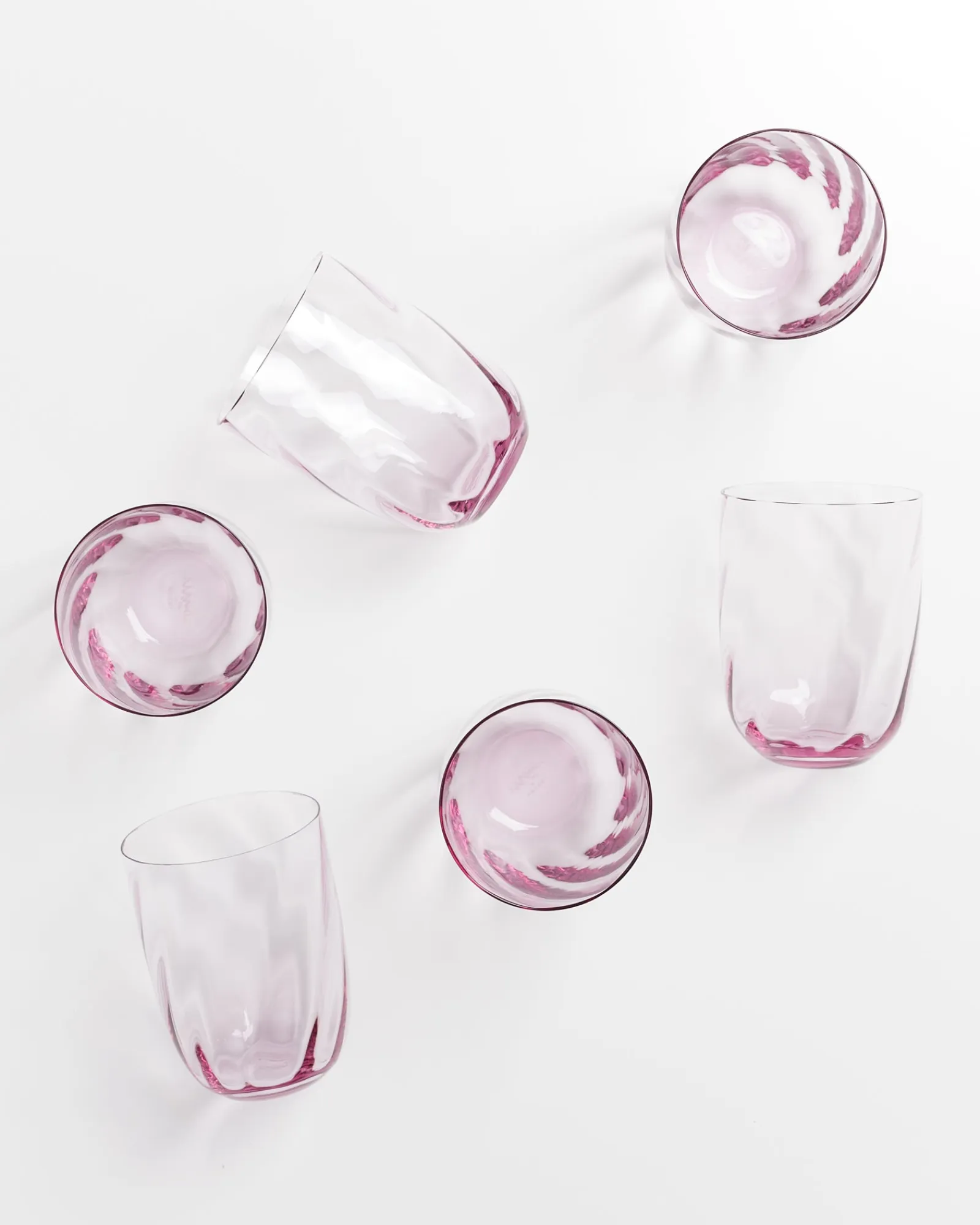 New Calma Glas groß swirl Gläser Sets %