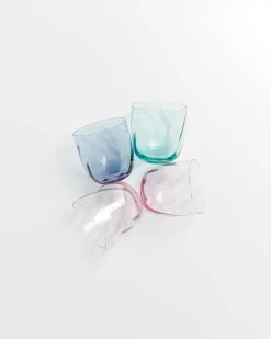 Hot Calma Glas klein swirl mix 4er-Set Gläser Sets %