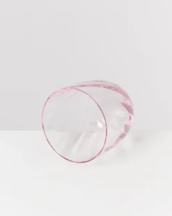 Sale Calma - Glass small swirl rosé Kleine Gläser