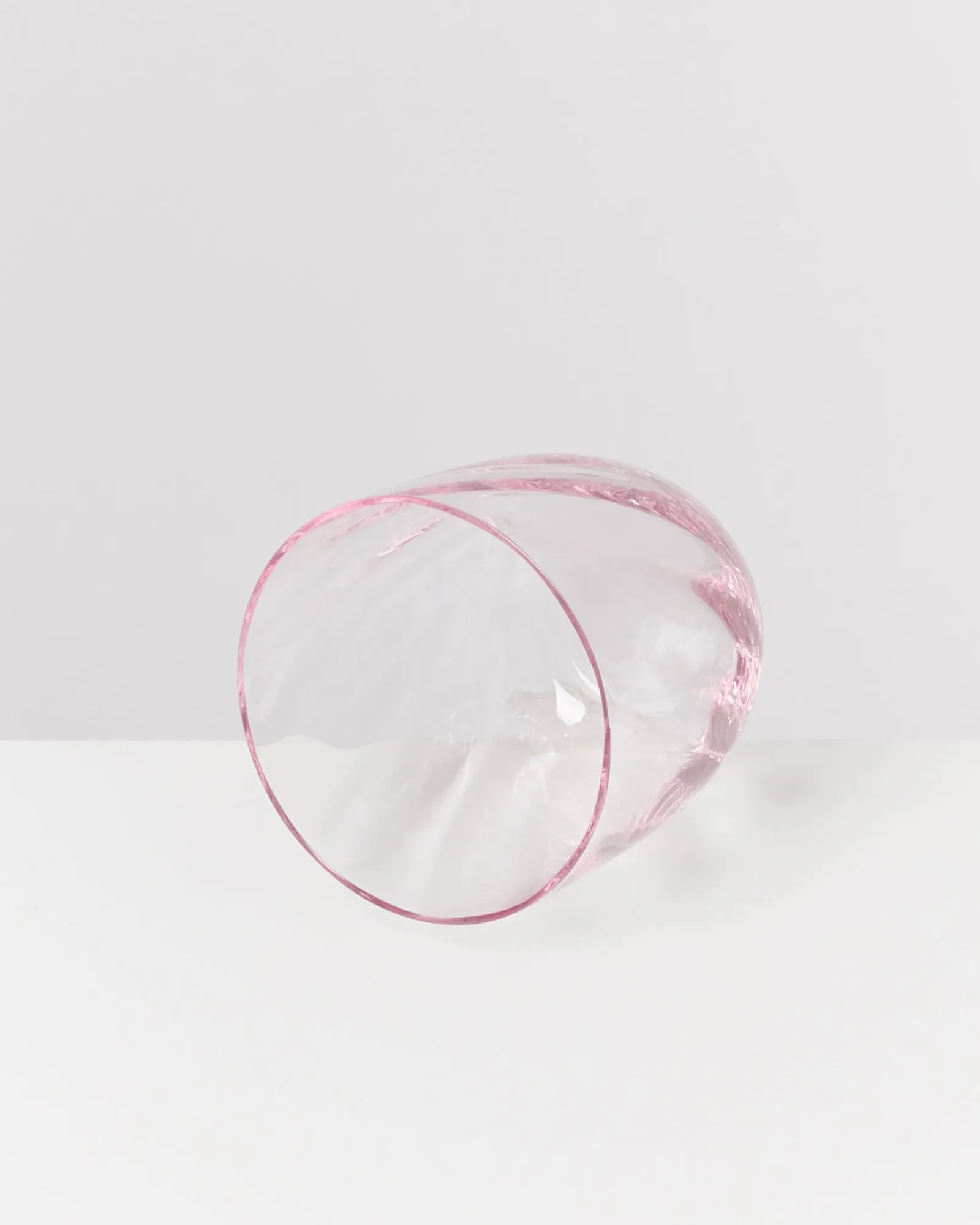 Sale Calma - Glass small swirl rosé Kleine Gläser
