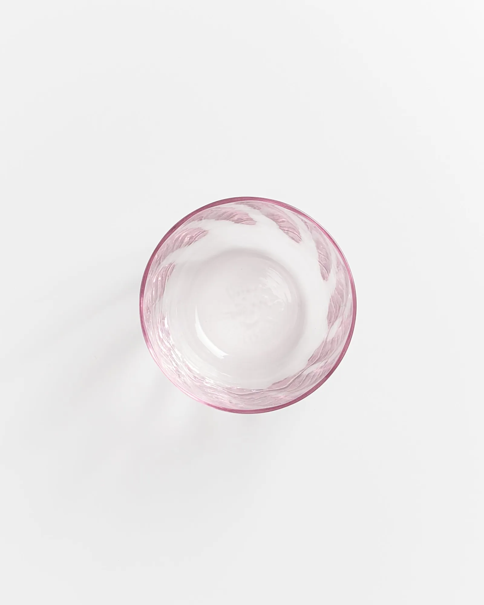 Sale Calma - Glass small swirl rosé Kleine Gläser