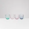 New Calma - Set of 4 glasses small swirl mix Kleine Gläser