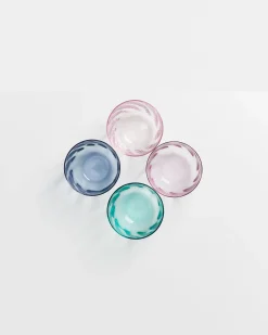 New Calma - Set of 4 glasses small swirl mix Kleine Gläser