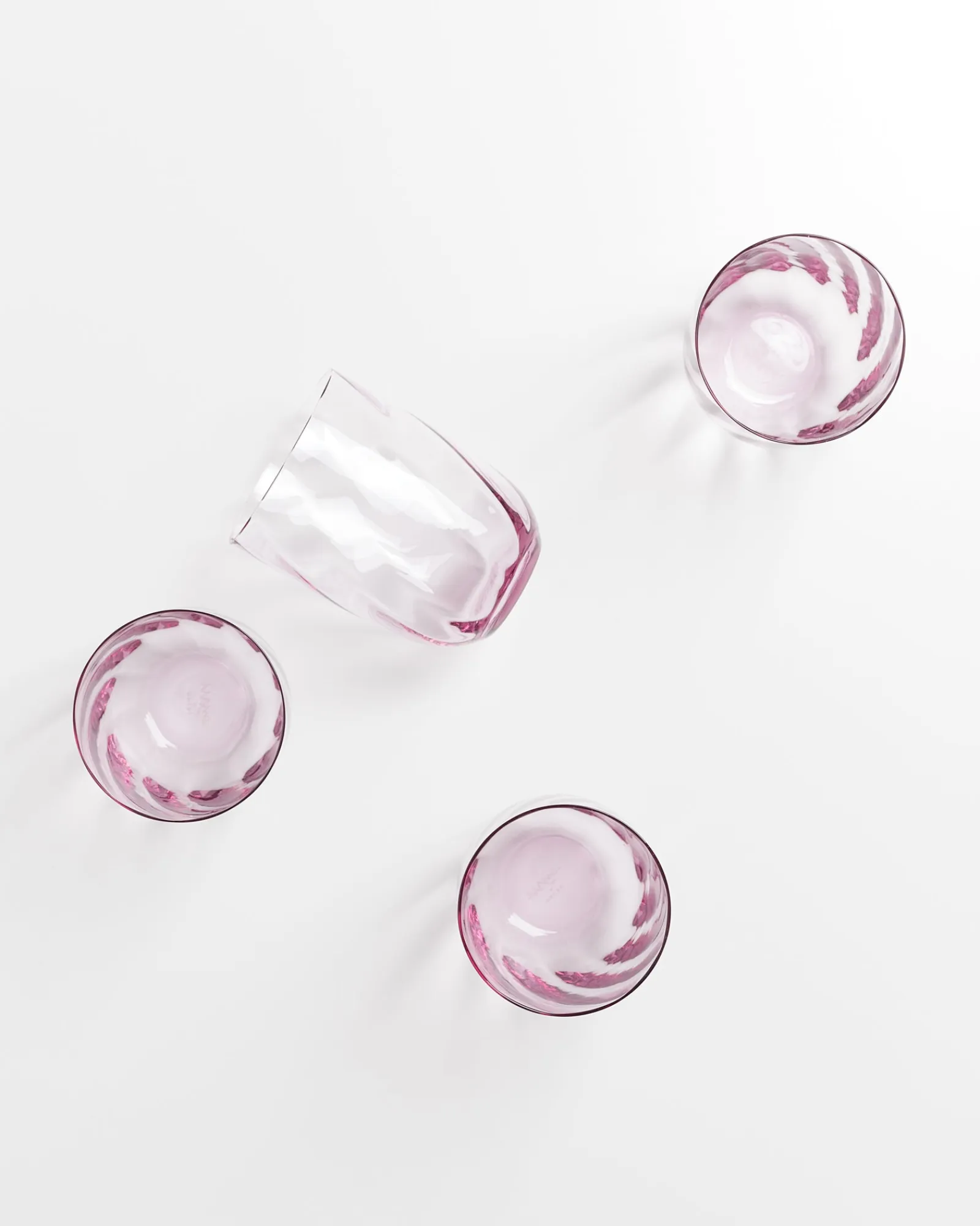 Best Calma - Set of 4 glass large swirl Gläser Sets %