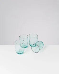 Hot Calma set of 4 glass large swirl Große Gläser