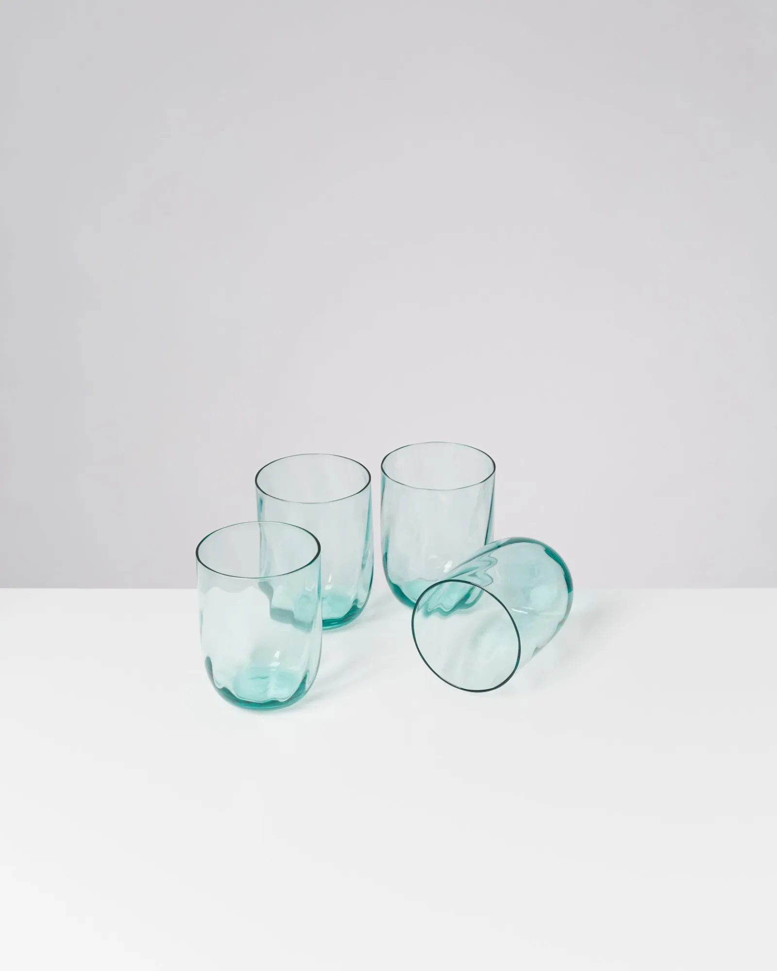 Hot Calma set of 4 glass large swirl Große Gläser