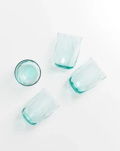 Hot Calma set of 4 glass large swirl Große Gläser