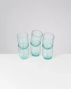 Best Calma - Set of 6 glass large swirl Große Gläser