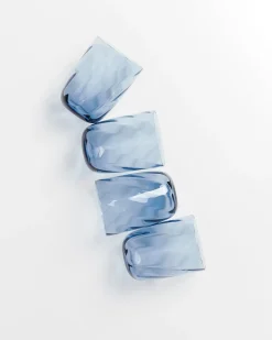 Hot Calma - Set of 4 glass large swirl Große Gläser