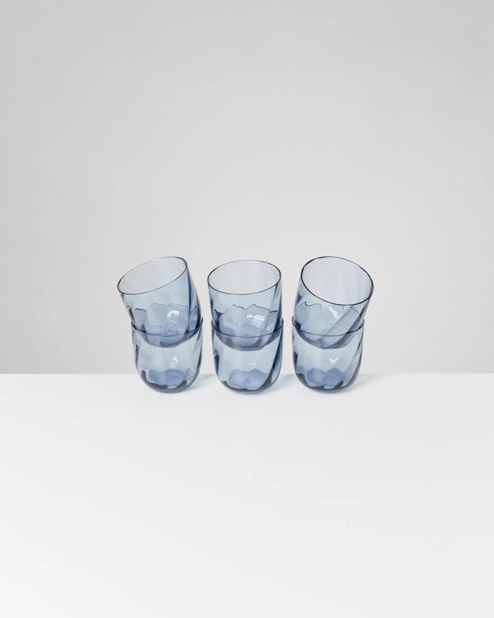 Sale Calma - Set of 6 glass small swirl Gläser Sets %|Kleine Gläser