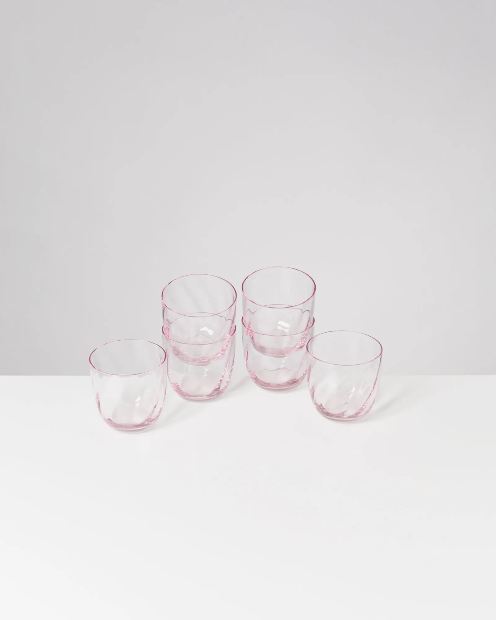 Sale Calma - Set of 6 glass small swirl rosé Gläser Sets %|Kleine Gläser