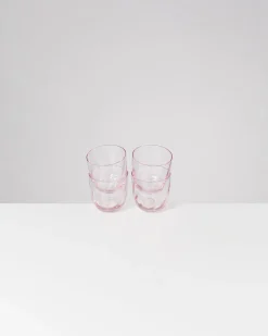 Discount Calma - Set of 4 glass small swirl rosé Kleine Gläser