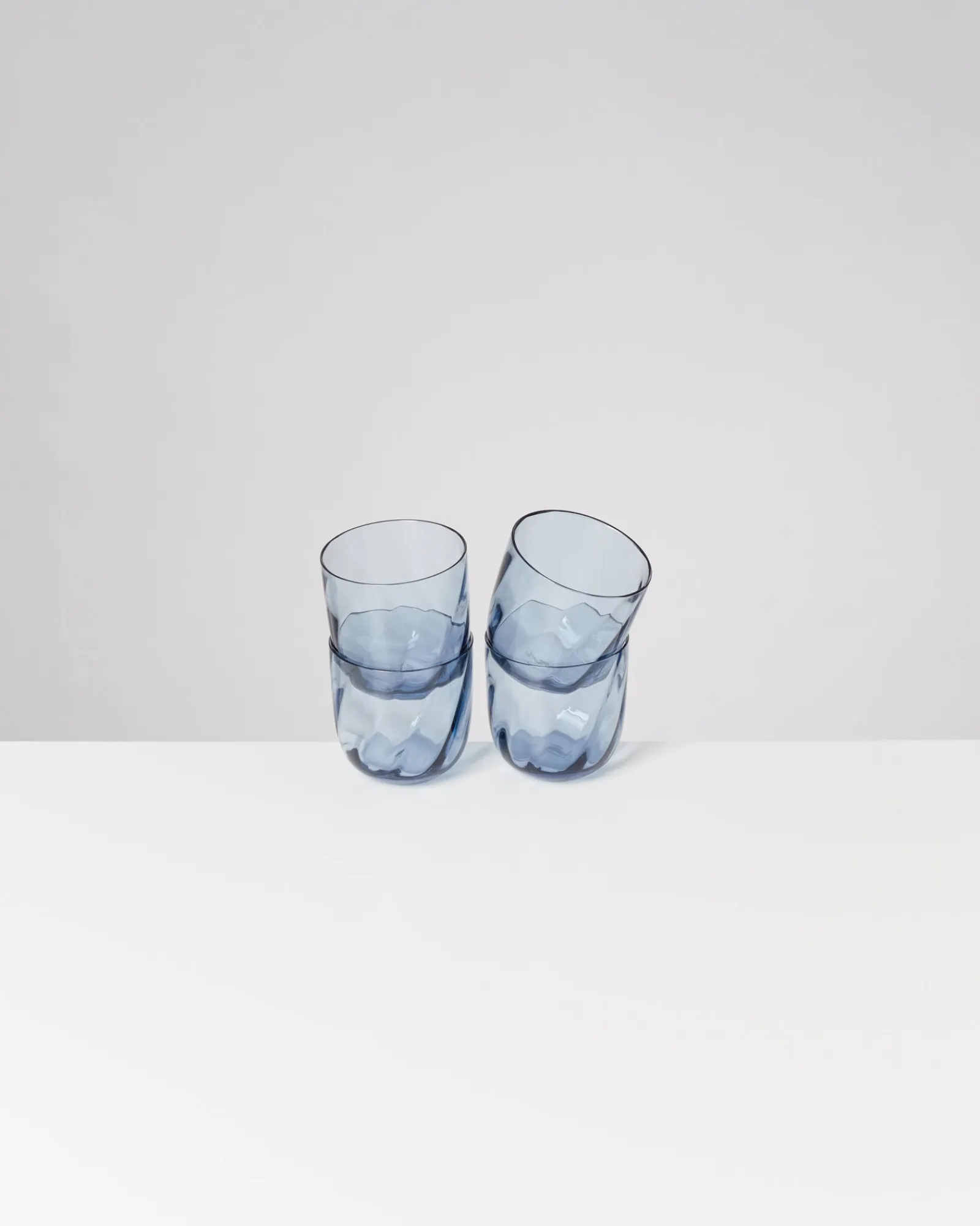 New Calma - Set of 4 glass small swirl Kleine Gläser