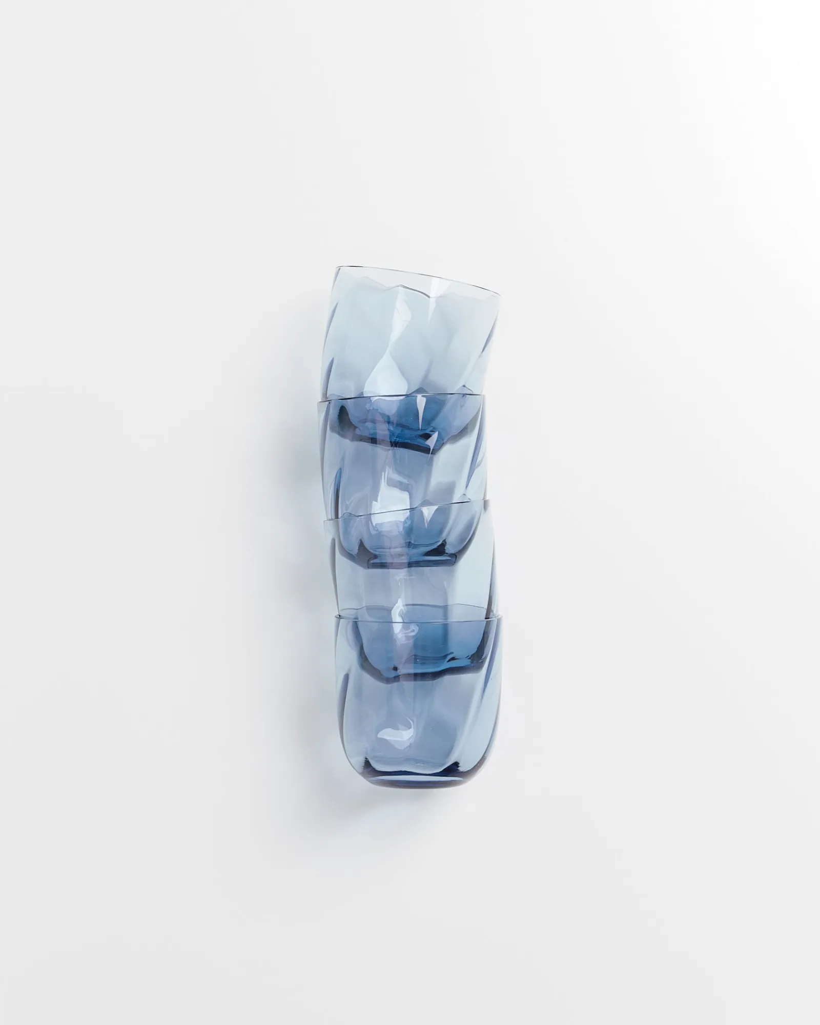 New Calma - Set of 4 glass small swirl Kleine Gläser
