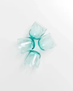 Online Calma - Set of 4 glass small swirl Kleine Gläser
