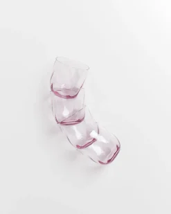 New Calma - Set of 4 glass small swirl Kleine Gläser