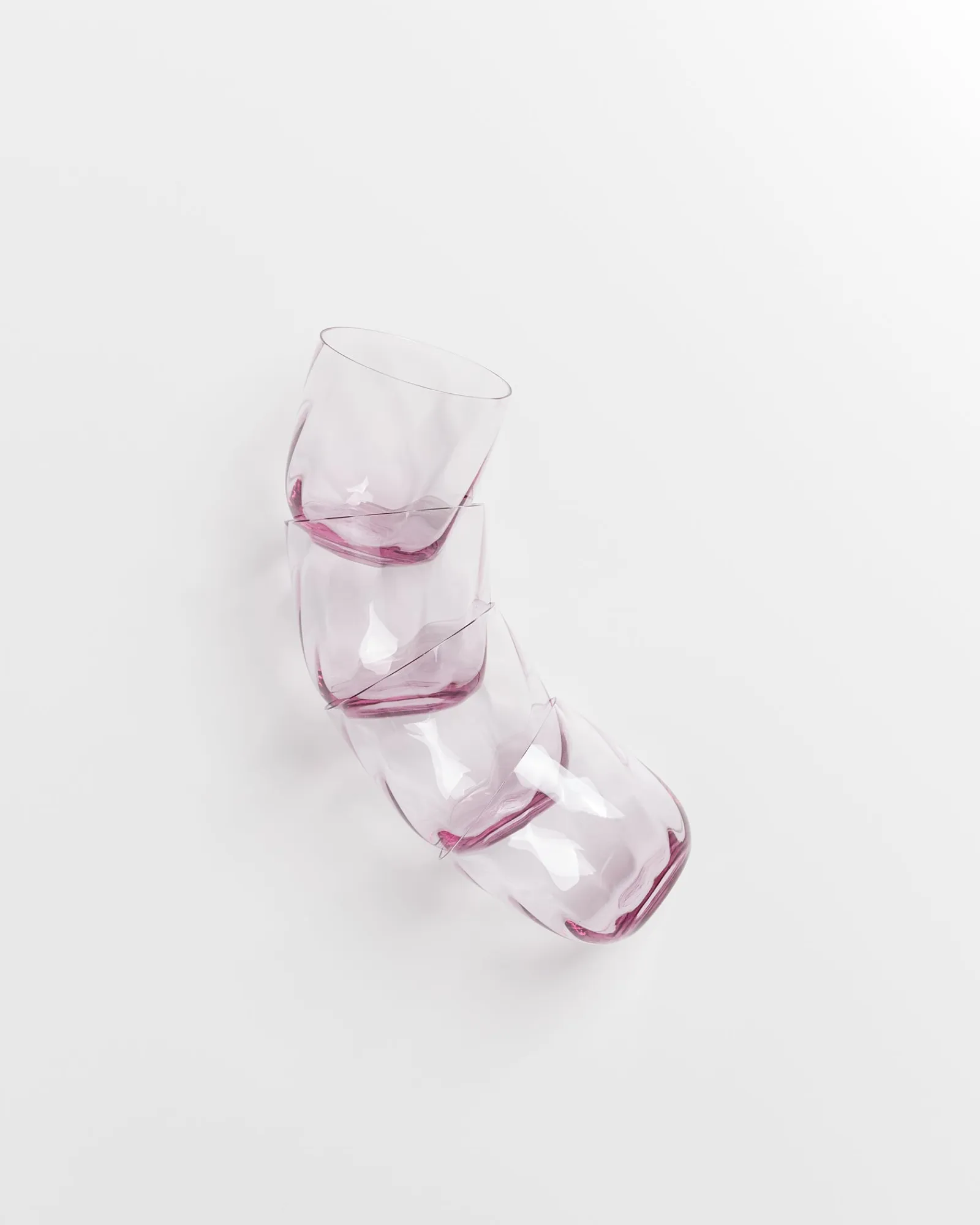 New Calma - Set of 4 glass small swirl Kleine Gläser