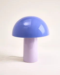 Sale Cogumelo - Ceramic lamp cornflower lilac Tischlampen Aus Keramik