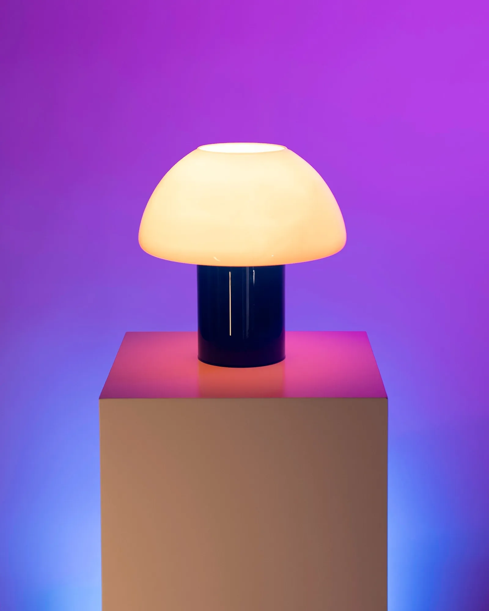 Discount Cogumelo - Glass lamp Tischlampen Aus Glas