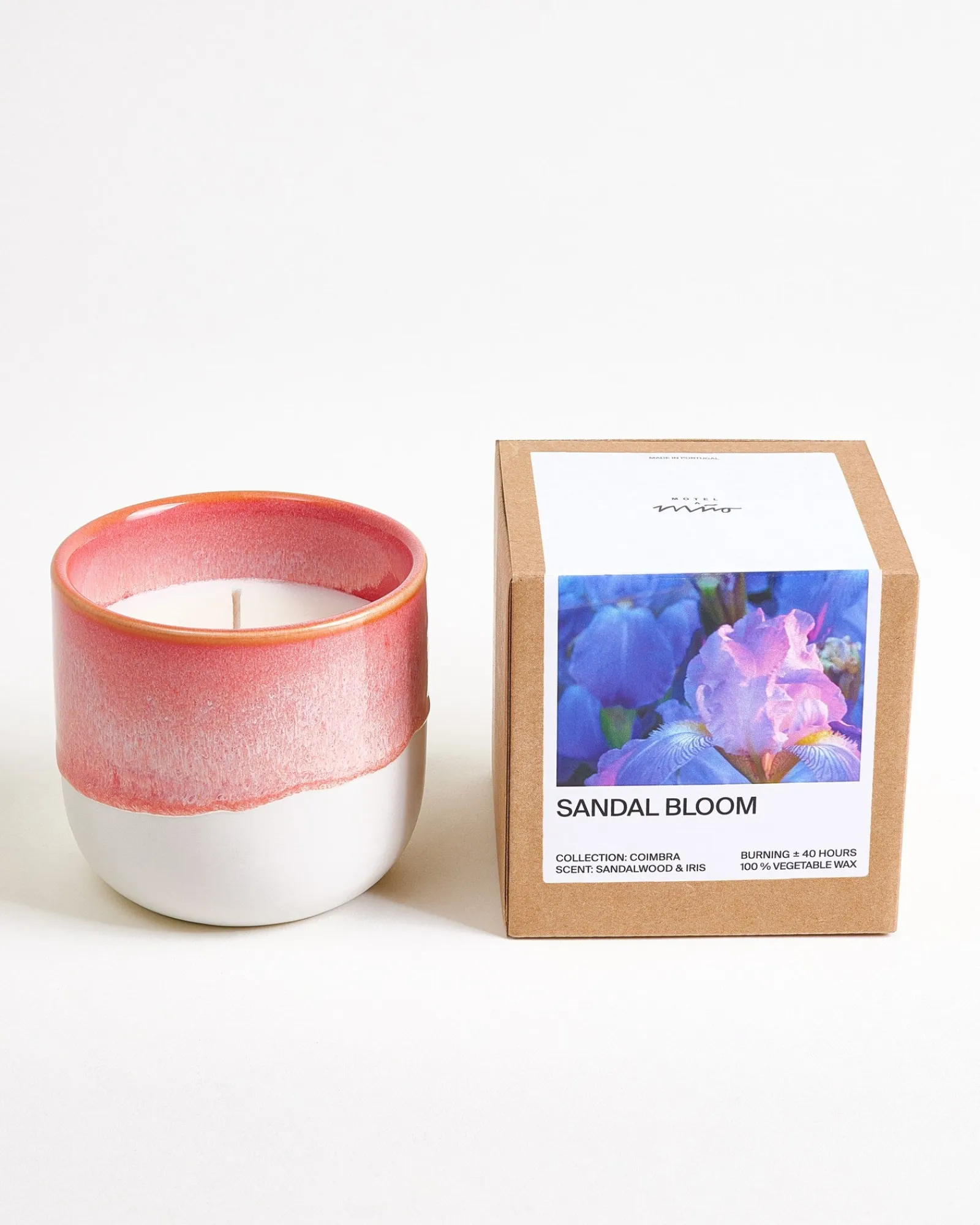 Hot Coimbra - Gift set Scented candle apricot pink 3 pieces Duftkerzen