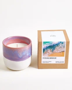 Coimbra - scented candle “Ocean Breeze” lilac pink Duftkerzen|Bestseller