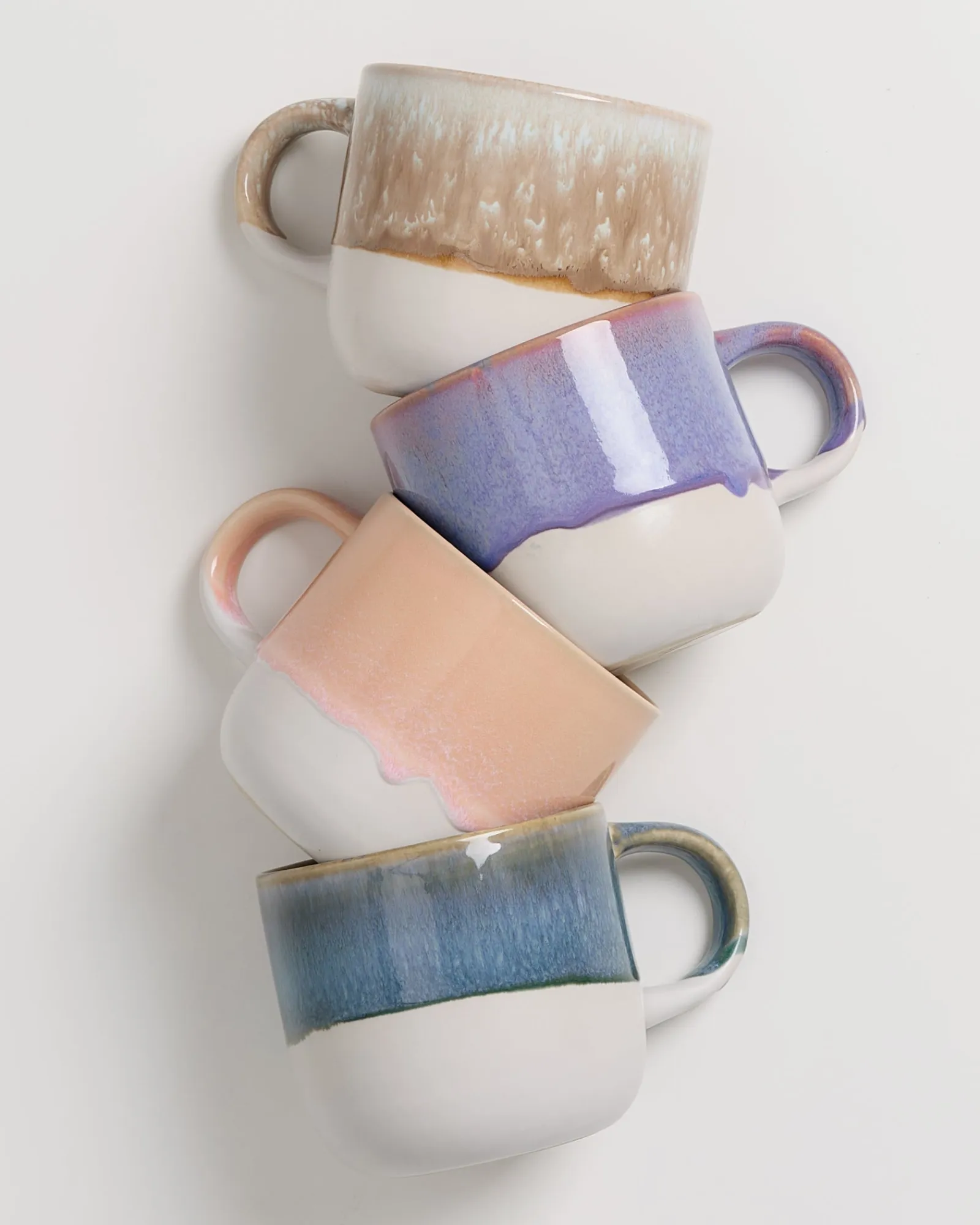 Hot Coimbra Tasse groß Pastel Flow 4er-Set Tassen-Sets
