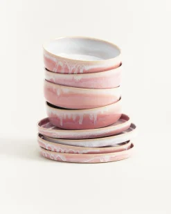 Hot Cordoama Frühstücks-Set rosé 8-teilig Geschirrset Für 4 Personen