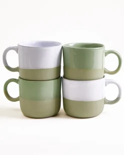 Best Dusty Sage Tasse klein 4er-Set Tassen & Becher Sets %