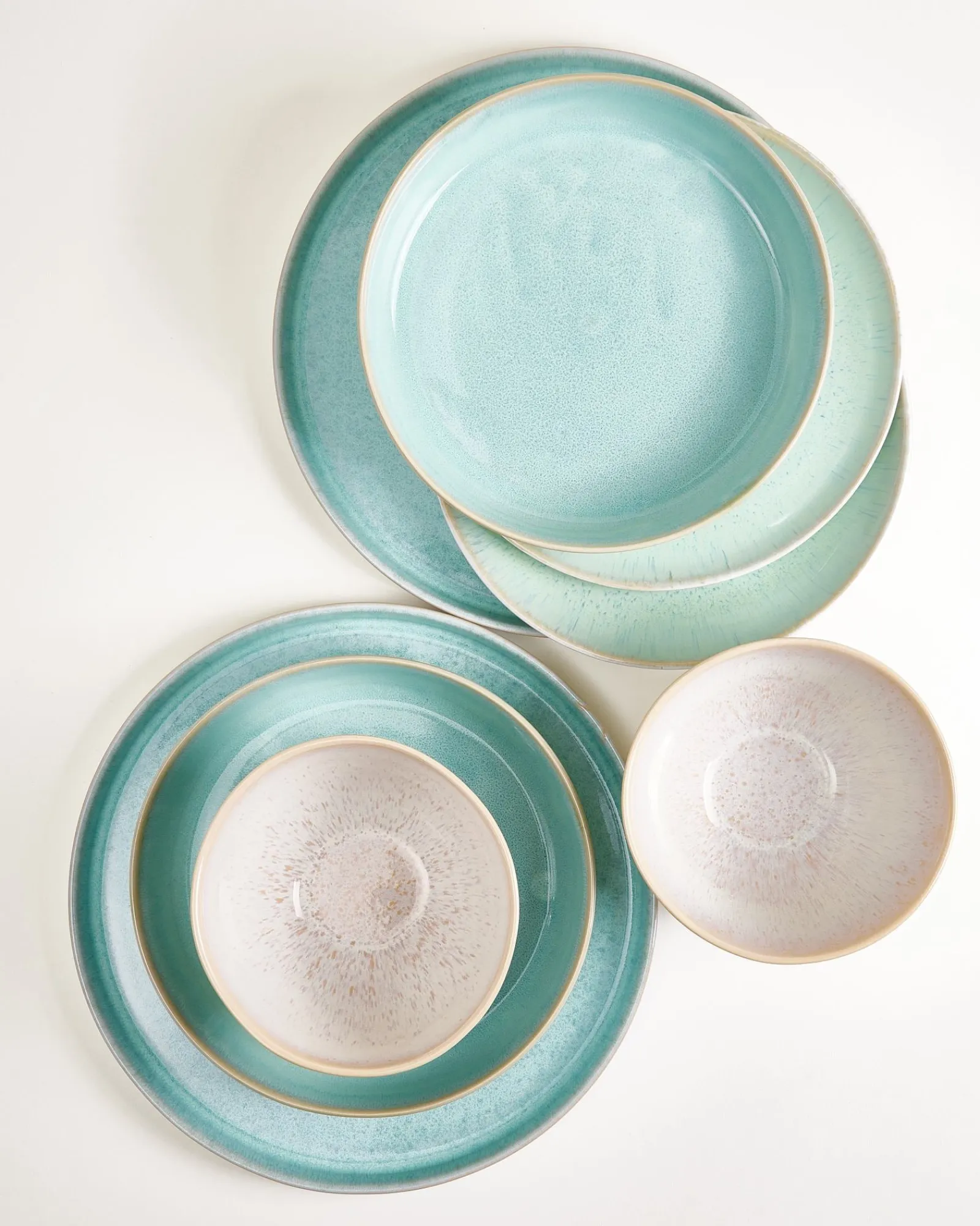 Best Geschirr-Set Mint Harmony mint sand 16-teilig Geschirrset Für 4 Personen|Mix & Match Sets %