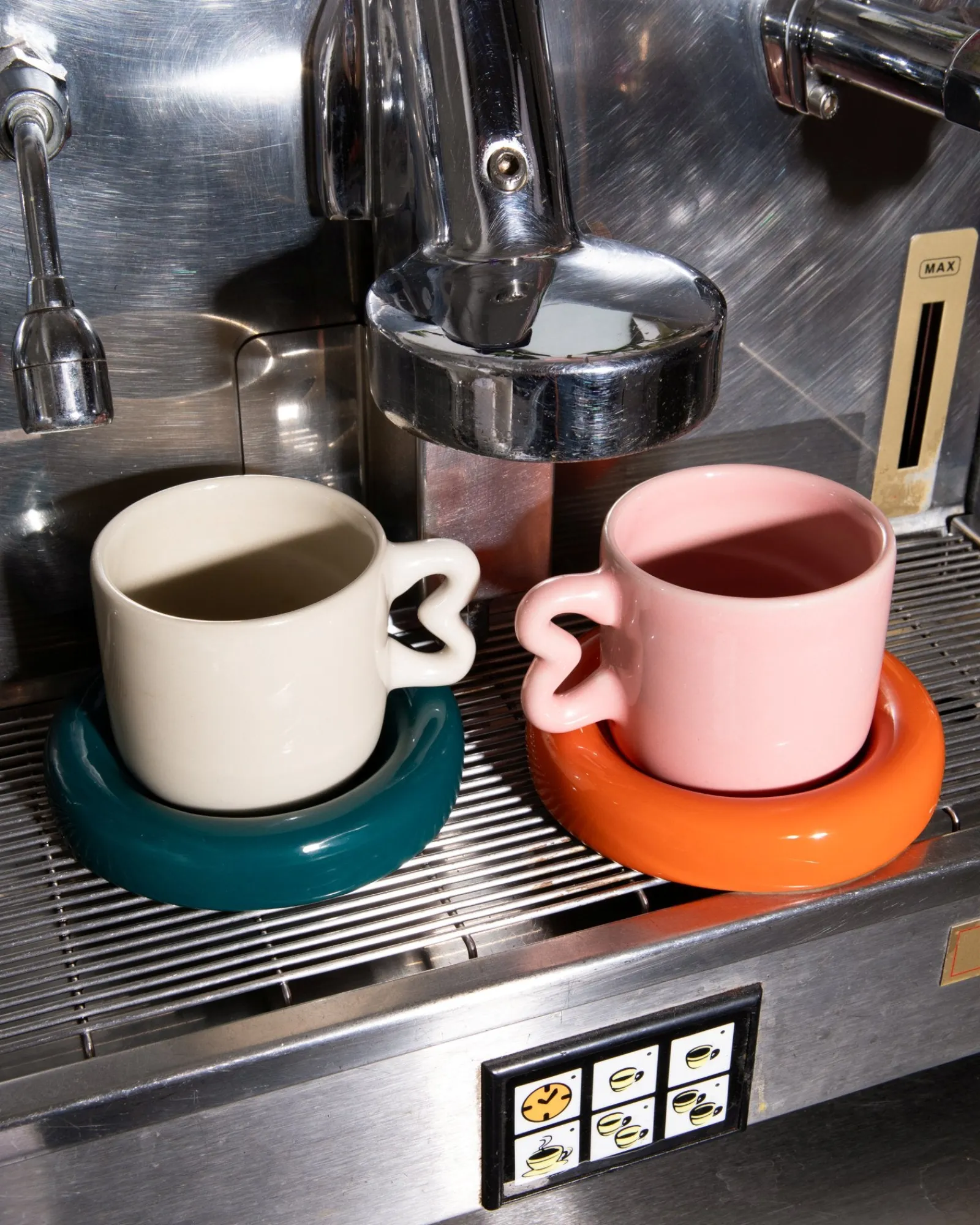Sale Gift set - Seia mugs with heart Tassen-Sets|Kleine Tassen