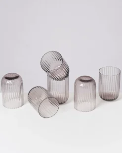 Outlet Joia Glas klein riffled Große Gläser