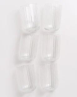 Hot Joia Glas klein riffled Große Gläser