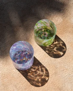 Sale Joia - Glass large drops blue lilac Bestseller|Bestseller