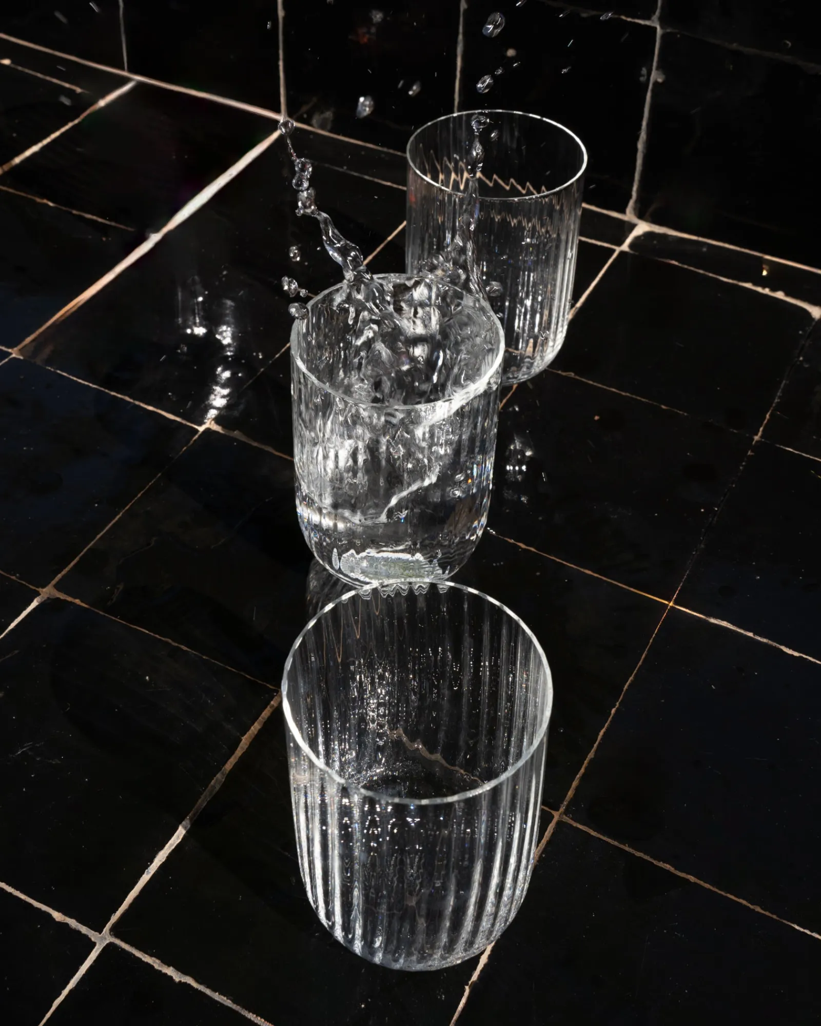 Outlet Joia - Glass riffled classic Kleine Gläser