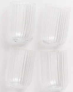 Best Joia - Set of 4 glasses riffled classic Gläser Sets %