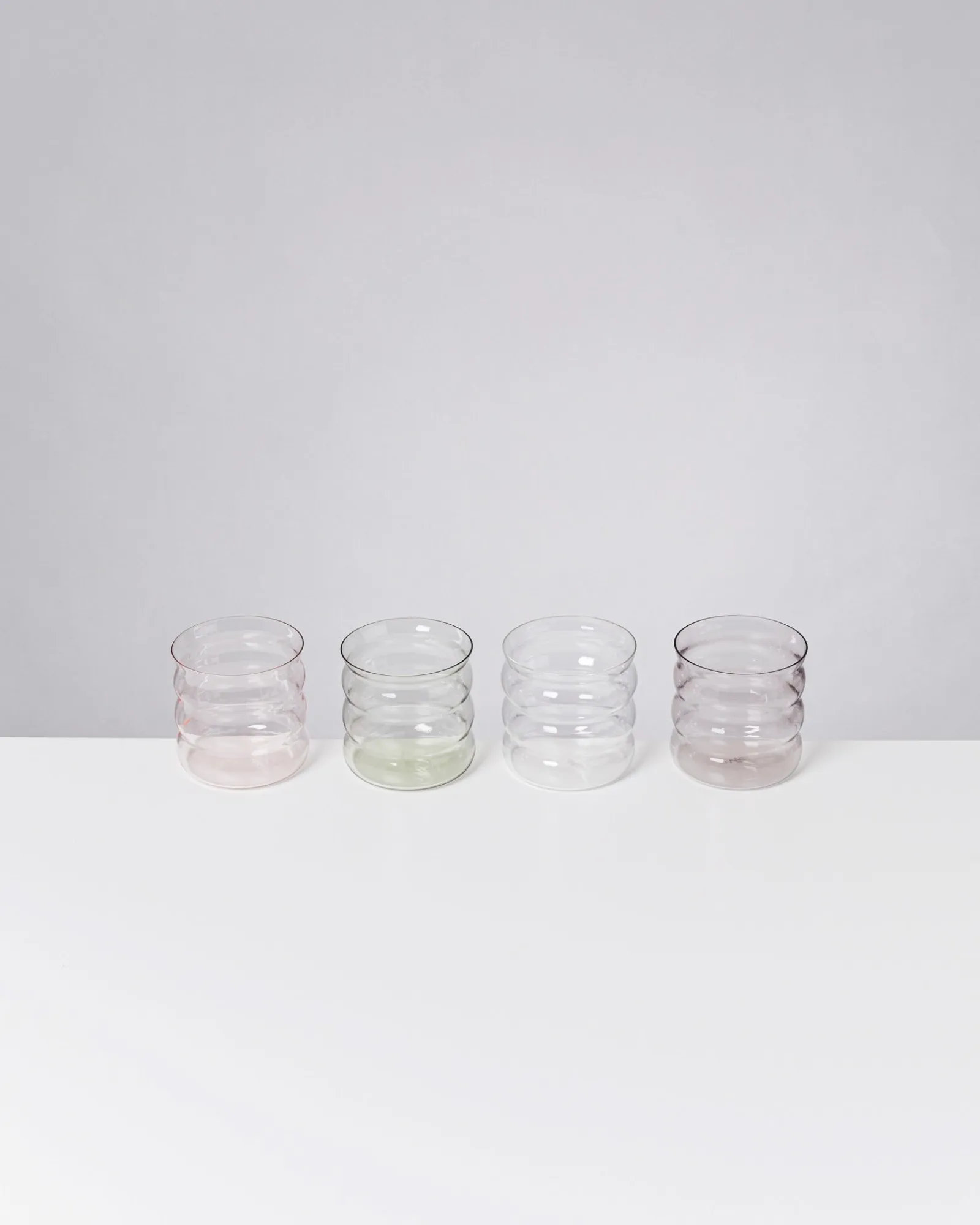 Clearance Joia - Set of 4 glasses small bubble Kleine Gläser