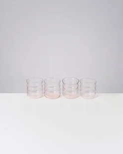 Outlet Joia - Set of 4 glass small bubble Kleine Gläser