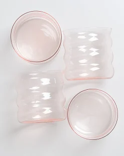 Outlet Joia - Set of 4 glass small bubble Kleine Gläser