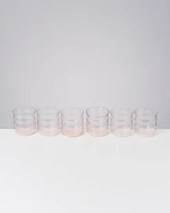 Sale Joia - Set of 6 glass small bubble Kleine Gläser